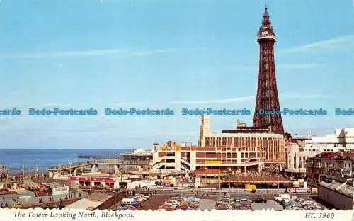 R070700 Der Turm mit Blick nach Norden. Blackpool. Bamforth