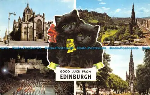 R071178 Viel Glück aus Edinburgh. Mehrfachansicht. 1967
