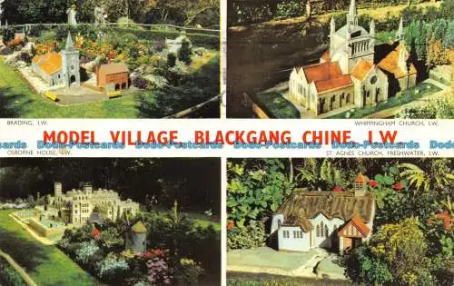 R070022 Model Village. Blackgang Chine. I.W. Mehrfachansicht. Nahe. Jarrold. 1974