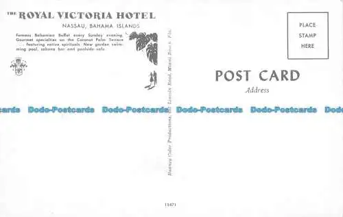 R071412 Royal Victoria Hotel. Nassau. Bahama Inseln