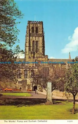 R071447 The Monks Pump und Durham Cathedral. Dennis