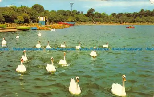 R070210 Das Bootspool. Princes Park. Eastbourne. 1973