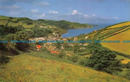 R071766 Combe Martin und der Hafen von der Shute Lane. Devon. Lilywhite