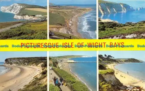 R071942 Malerische Isle of Wight Bays. Mehrfachansicht. Nahe. Jarrold