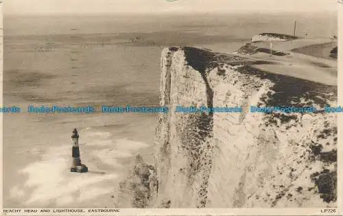R083285 Beachy Head und Leuchtturm. Eastbourne. Lansdowne. Nr LP726. 1954
