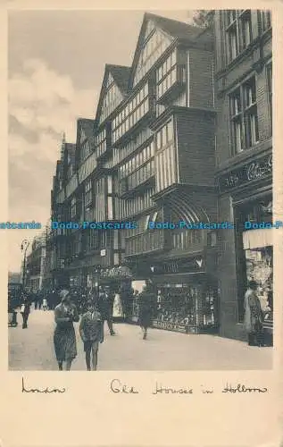 R083293 London. Alte Häuser in Holborn. 1937