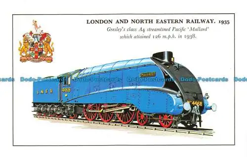 R083331 London and North Eastern Railway. Gresleys Class A4 Streamlined Pacific