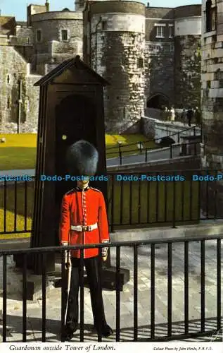 R083529 Guardsman Outside Tower of London. John Hinde