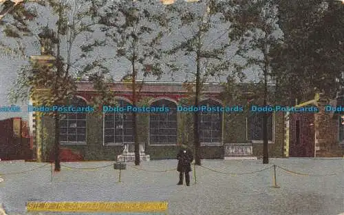 R083997 Site of the Scaffold the Tower London. 1908