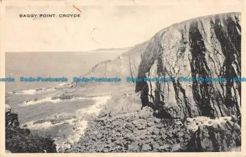 R090675 Baggy Point. Croyde. W. Webber. Britische Manufaktur durchgehend
