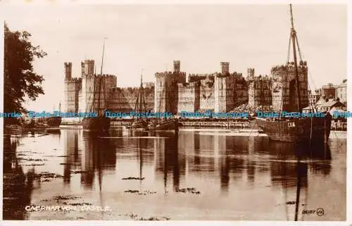 R090406 Caernarvon Castle. Valentinstag. RP