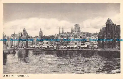 R090804 Danzig. Die 4 Wahrzeichen. Nr. 8. FRAGEN