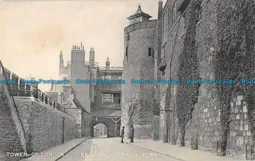 R090853 Tower of London. Bell and Byward Towers. The London Stereoscopic Company