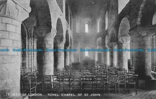 R090859 Tower of London. Royal Chapel of St. John. The London Stereoscopic Compa