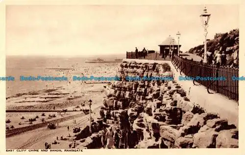 R090895 East Cliff Chine and Sands. Ramsgate. Serie A.H. und S. Paragon