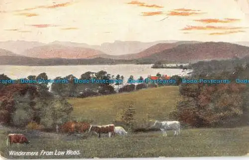 R090931 Windermere von Low Wood. Handelsserie. J. W. B. Serie Nr. 303