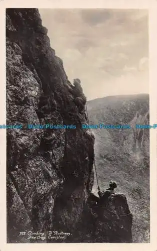 R091861 Climbing D Buttress Dow Crag. Coniston. Nr 992. RP. 1935