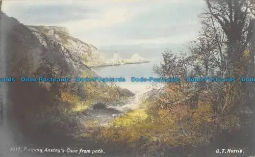 R090558 1017. Torquay. Ansteys Cove vom Weg. G. T. Harris. Davis