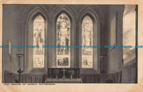 R091050 Ostfenster der Kirche. Rottingdean. The Seal of Artistic British Excelle