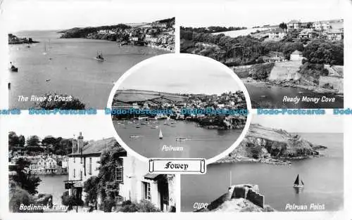 R092633 Fowey. Mehrfachansicht. Fotopräzision. RP. 1956