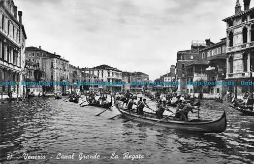 R092657 Venezia. Canal Grande. La Regata. Fotocelere. RP