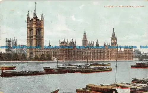 R092037 Houses of Parliament. London. 1907