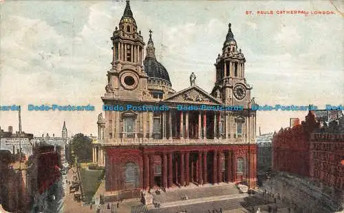 R092045 St. Pauls Cathedral. London. 1907