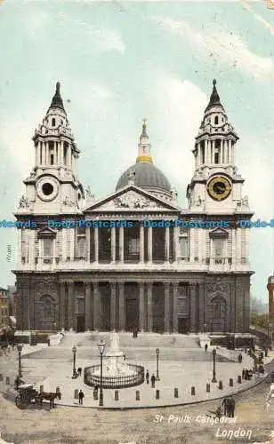 R092050 St. Pauls Cathedral. London. Hartmann. 1905