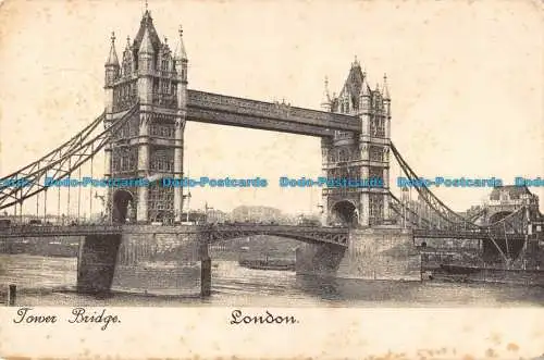 R092052 Tower Bridge. London. 1912