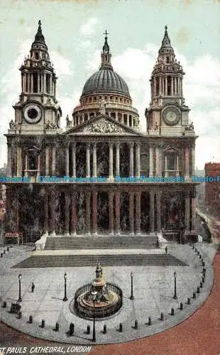 R092060 St. Pauls Cathedral. London. 1906