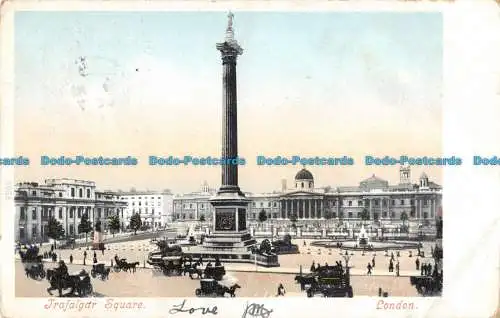 R092078 Trafalgar Square. London. 1903