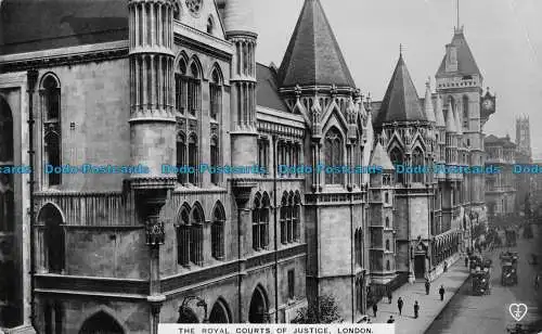 R092079 The Royal Courts of Justice. London. Hart. RP. 1911