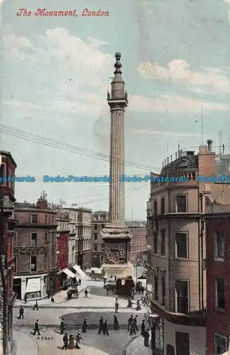 R0992102 Das Denkmal. London. Valentinstag. 1906