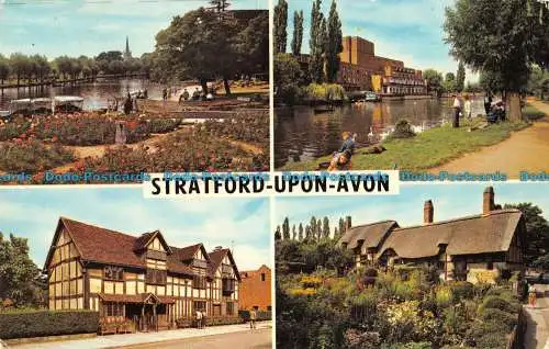 R092825 Stratford Upon Avon. Mehrfachansicht. Fotopräzision. 1977