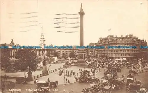 R091272 London. Trafalgar Square. C. F. Castles Lesco Serie 125. 1931