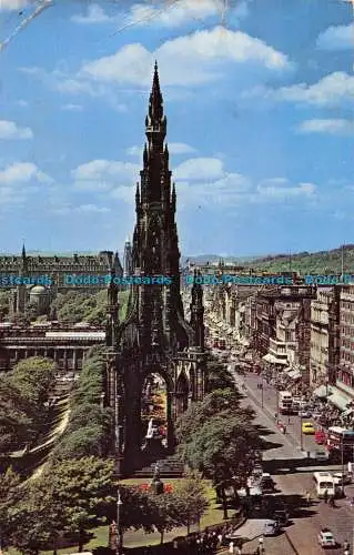 R092860 Scott Monument. Princes Street. Edinburgh. 1964