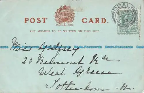 R092316 Deal. Eine raue Nacht. Pfau. 1902