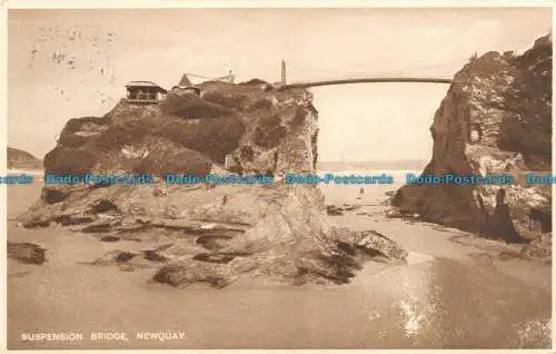 R092991 Hängebrücke. Newquay. 1925