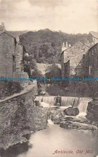 R091467 Ambleside. Alte Mühle. Serie Friths. Nr. 18676. 1909