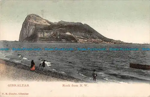 R091506 Gibraltar. Rock von N.W.V.B. Cumbo. 1906
