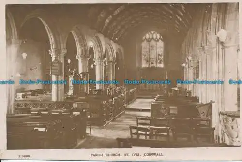 R092446 Pfarrkirche. St. Ives. Cornwall. Kingsway. RP