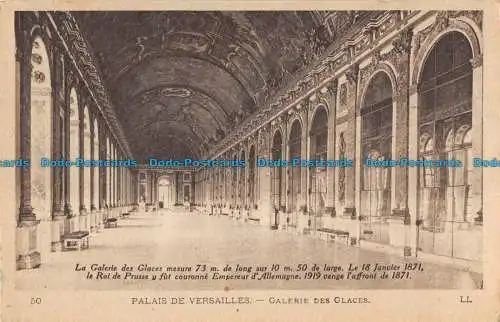 R093131 Palais de Versailles. Galerie des Glaces. LL. Nr 50