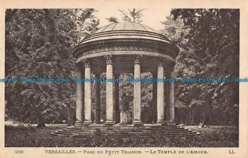 R093132 Versailles. Parc du Petit Trianon. Le Temple d l Amour. LL. Nr 232