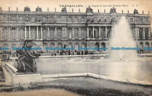 R093199 Versailles. La Facade le Jour des Grandes Eaux. Z.G.