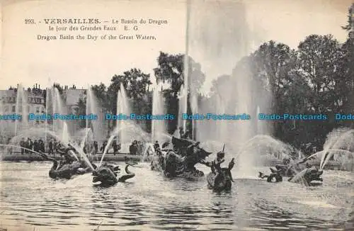 R093205 Versailles. Le Bassin du Dragon le Jour des Grandes Eaux. Z.B. Nr 293