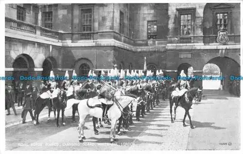 R094046 Royal Horse Guards Wickelschutz. Whitehall. London. Valentinstag. Silber