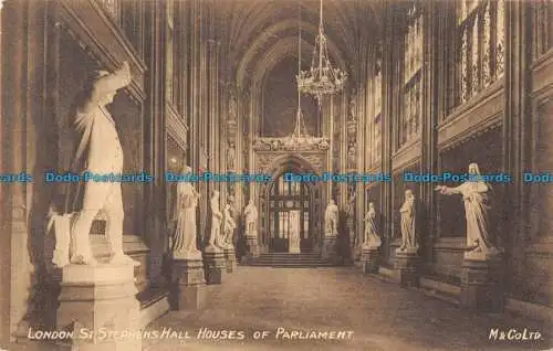 R094050 London. St. Stephen Hall. Houses of Parliament. M. und Co. Ltd