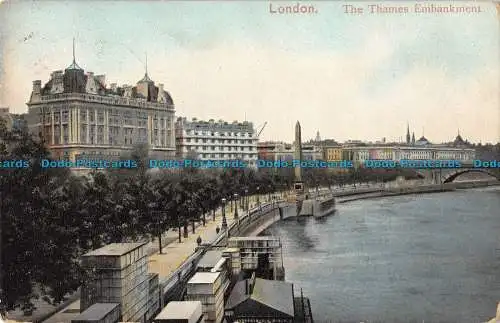 R094058 London. Das Themseufer. Empire. 1904