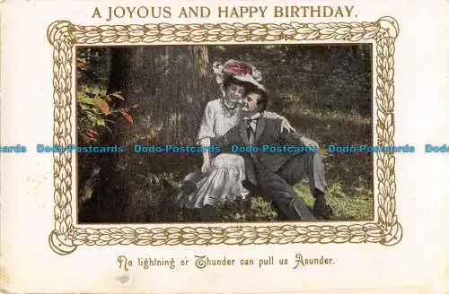 R092590 A Joyous and Happy Birthday. Frau und Mann
