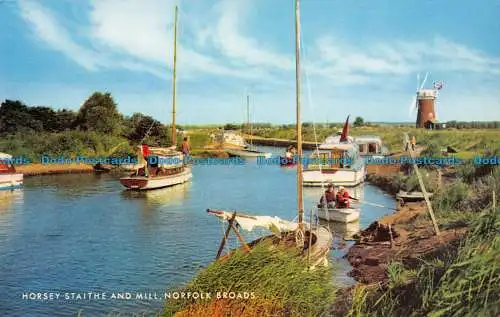 R094544 Horsey Staithe and Mill. Norfolk Broads. Lachs